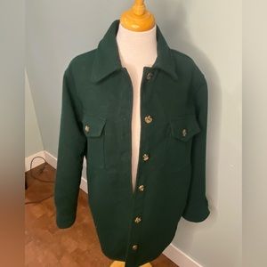 Hunter Green Shacket